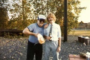 John Gordon and Tigers owner, Ron Zinn.